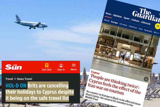 Στον βρετανικό Τύπο οι επιπτώσεις της κρίσης στον κυπριακό τουρισμό