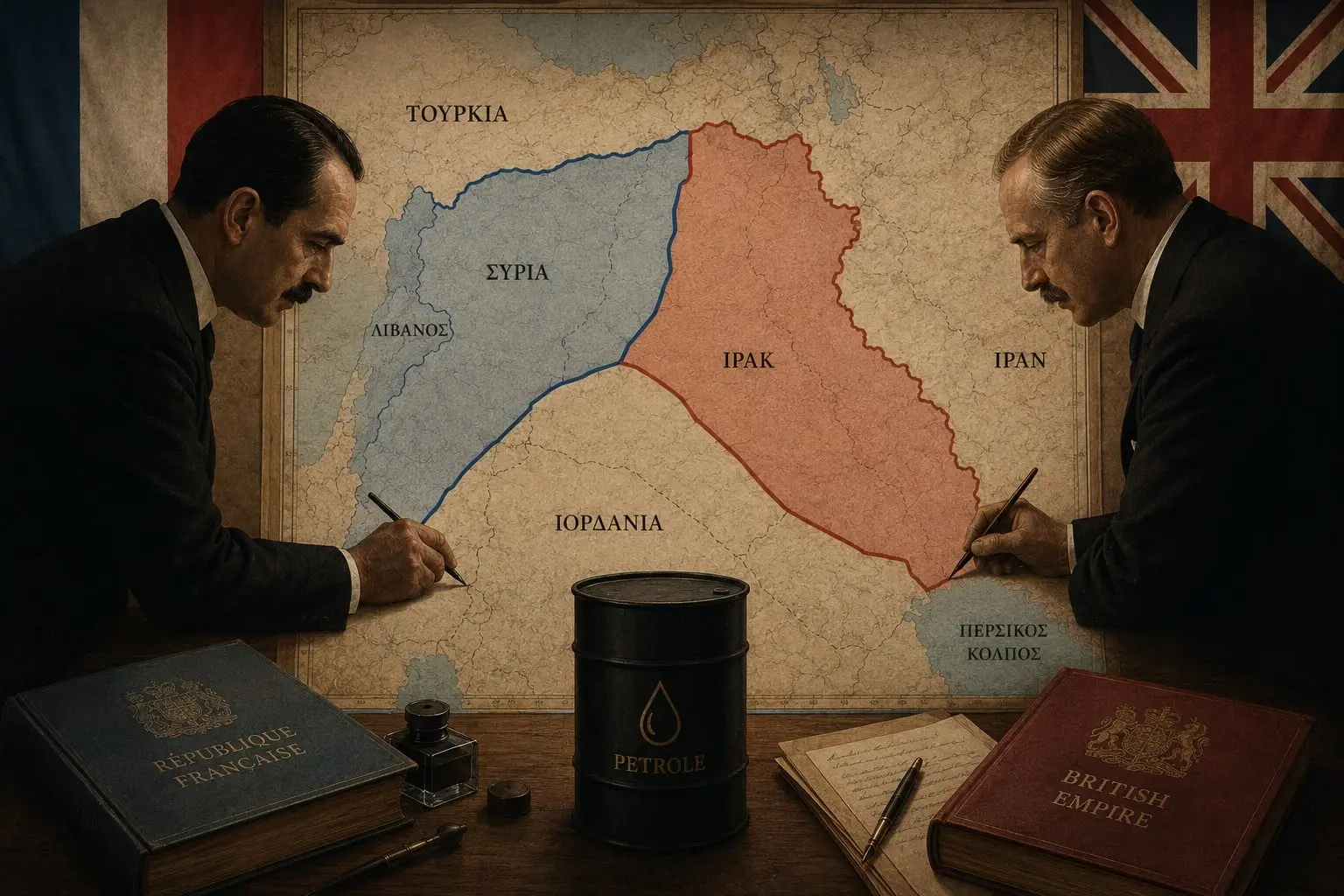 Πώς δύο άνδρες «καταδίκασαν» τη Μέση Ανατολή πριν από 110 χρόνια