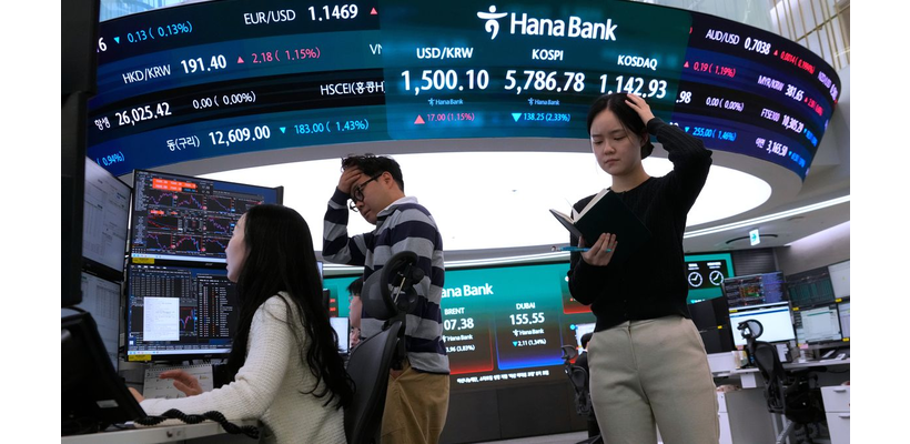 Σε κλοιό απωλειών οι ασιατικές αγορές λόγω φόβων για την εκτίναξη των τιμών ενέργειας