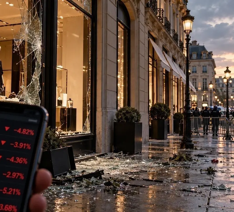 Γαλλία: Από τις λεηλασίες των μπουτίκ στο sell off των μετοχών πολυτελείας