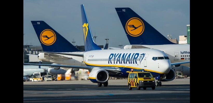 Ryanair: Νωρίτερα θα πρέπει να παραδίδουν αποσκευές οι επιβάτες της από τις 10 Nοεμβρίου