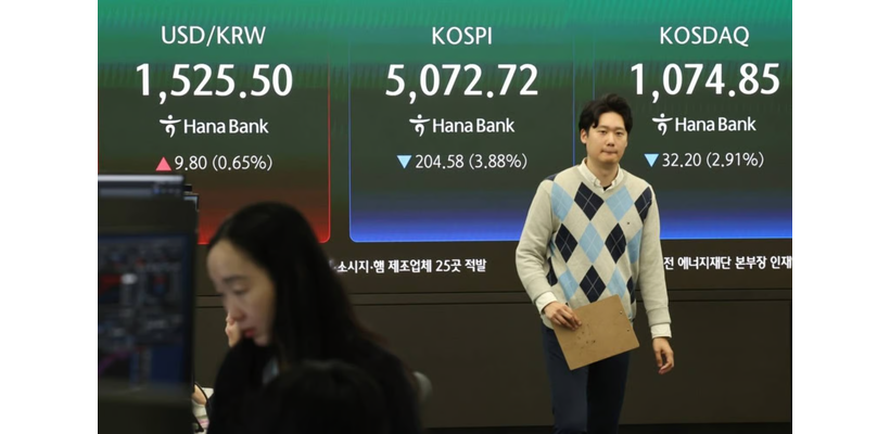 Πιέσεις στις ασιατικές αγορές εν μέσω της κρίσης στη Μ. Ανατολή – Πτώση πέριξ του 3% για τον Kopsi