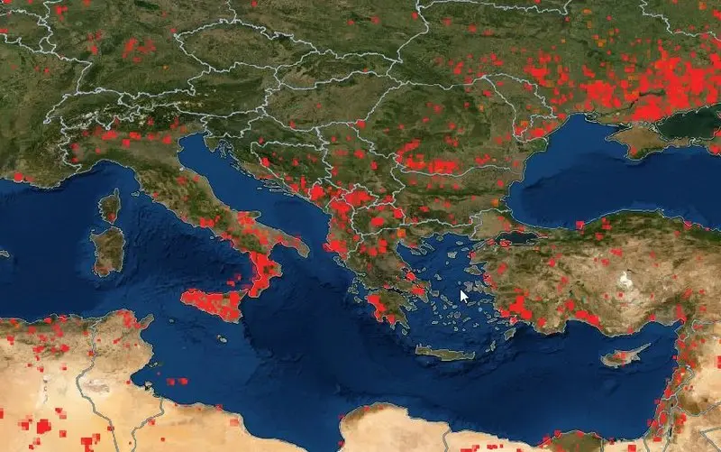 Ξηρασία και φωτιές δοκιμάζουν την Ευρώπη – Οι υδάτινοι πόροι μειώνονται