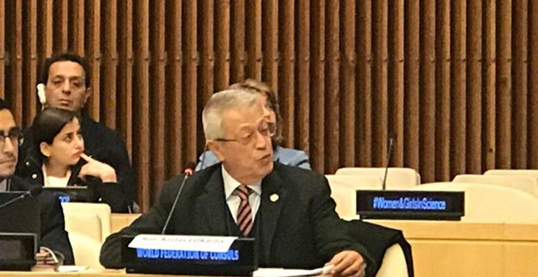 Ο Κωστάκης Ν. Λευκαρίτης εκπροσώπησε τo Παγκόσμιο Προξενικό Σώμα στον ΟΗΕ