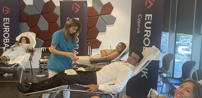 Εθελοντική αιμοδοσία από την Eurobank Κύπρου