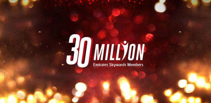 Emirates: Το πρόγραμμα επιβράβευσης Skywards προσφέρει 1 εκατ. μίλια
