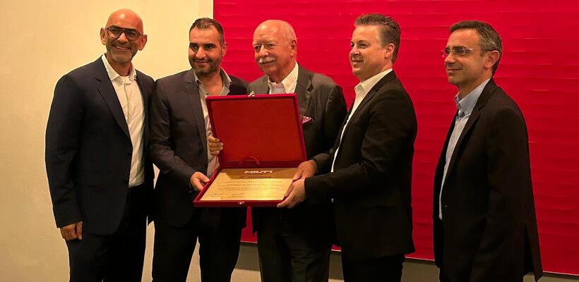 Τιμητική διάκριση στη CTC Automotive για τα 60 χρόνια HILTI στην Κύπρο
