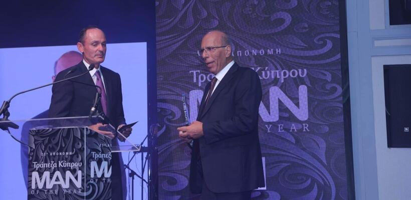 Ο Οραματικός ηγέτης της Pafilia στα Bank of Cyprus Man of the year Awards