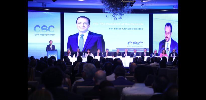 Πρόεδρος Χριστοδουλίδης: Στις προτεραιότητες της Κυπριακής Προεδρίας η ναυτιλία