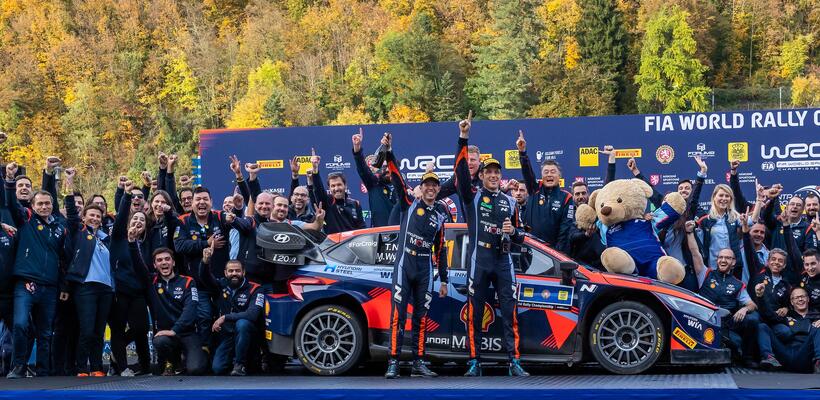 Θρίαμβος της Hyundai  στο Central European Rally