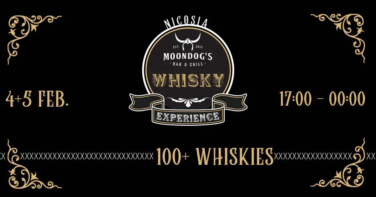 Nicosia Whiskey Experience by Moondog’s Bar & Grill