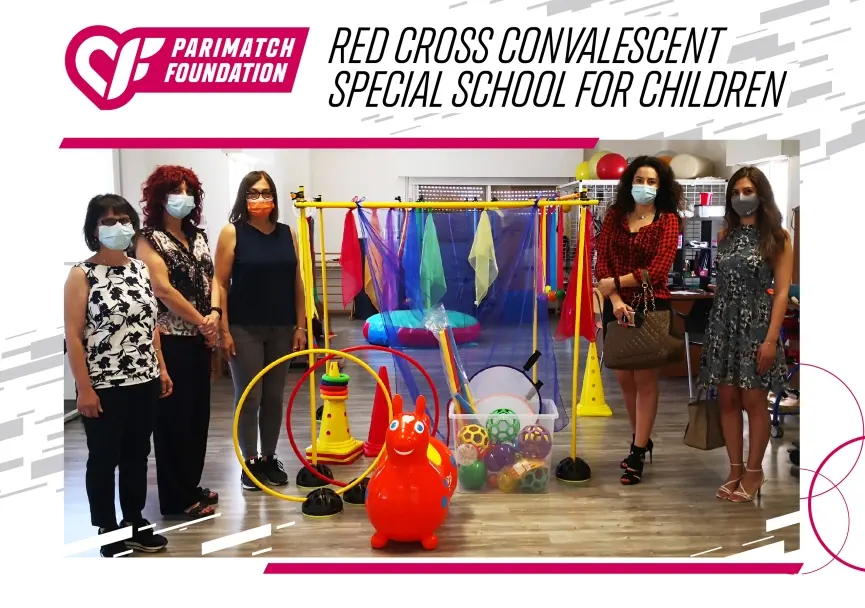 Parimatch Foundation: Δωρεά στο Ειδικό Σχολείο Παιδικού Αναρρωτηρίου Ερυθρού Σταυρού