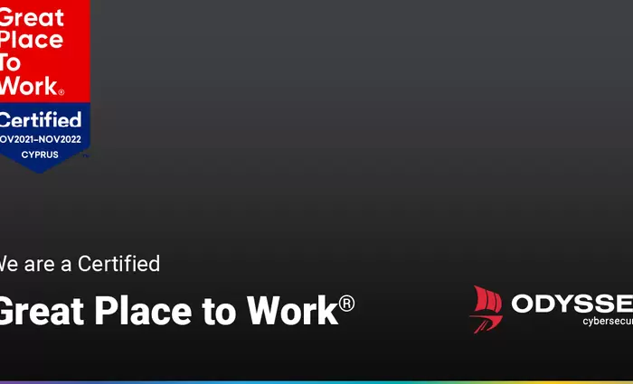 Η Odyssey πιστοποιείται ξανά ως Great Place to Work
