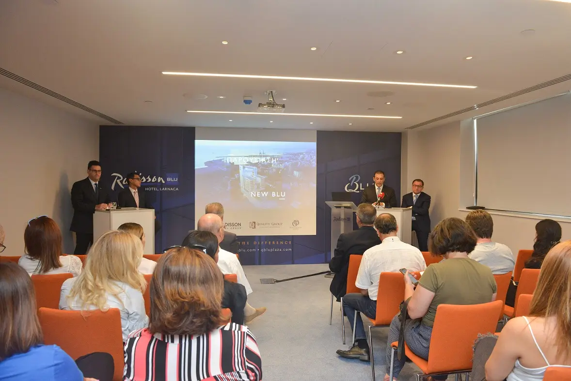 Παρουσιάστηκαν στο κοινό τα Radisson Blu Hotel Larnaca και το QBlu Plaza