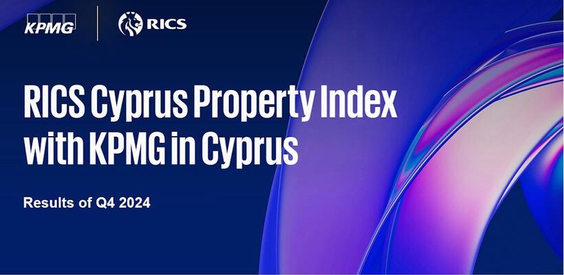 Αποτελέσματα Δείκτη Αξιών Ακινήτων  “RICS Cyprus Property Price Index with KPMG in Cyprus” για το 4o τρίμηνο του 2024