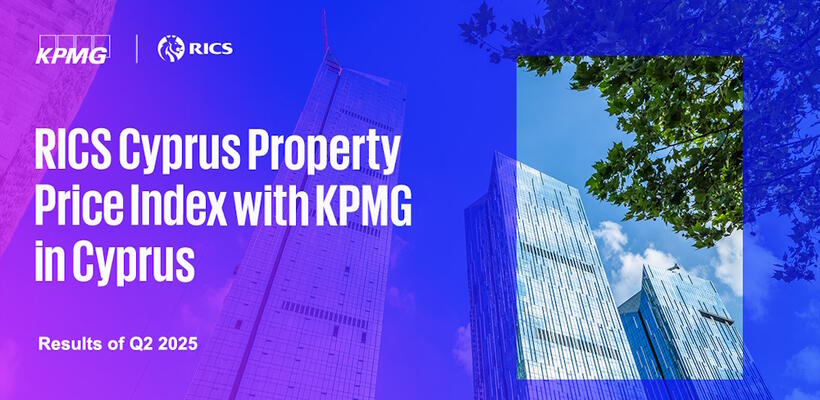 Αποτελέσματα Δείκτη Αξιών Ακινήτων  “RICS Cyprus Property Price Index with KPMG in Cyprus”  για το 2o τρίμηνο του 2025