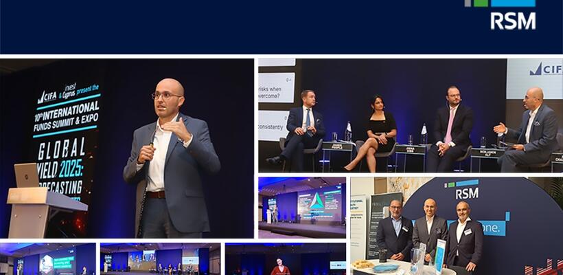 RSM Cyprus - Υπερήφανος Χρυσός Χορηγός του 10ου International Funds Summit & Expo