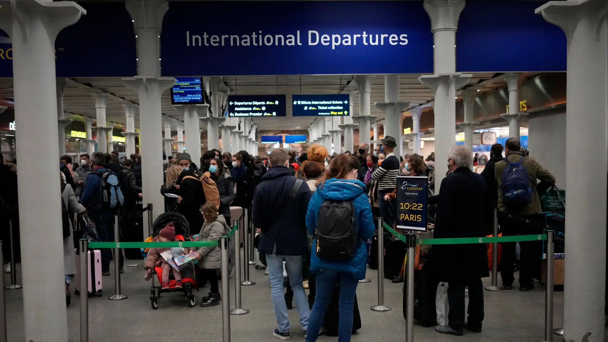 Η κυκλοφορία των Eurostar αποκαθίσταται ομαλά στο Λονδίνο
