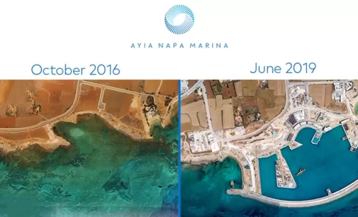 Σταθερά προχωρούν οι εργασίας στην Μαρίνα Αγίας Νάπας