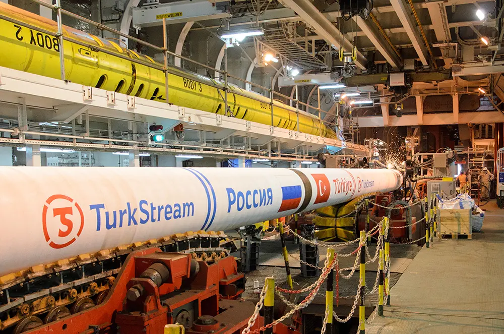 Η Gazprom αυξάνει τις ροές φυσικού αερίου στη Σλοβακία μέσω TurkStream
