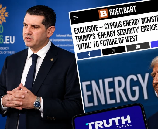 Ο Τραμπ αναδημοσίευσε συνέντευξη του Μιχάλη Δαμιανού - Τι είπε για το φυσικό αέριο της Κύπρου