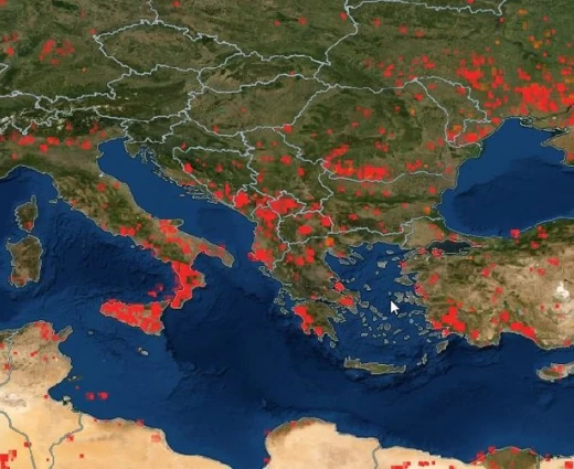 Ξηρασία και φωτιές δοκιμάζουν την Ευρώπη – Οι υδάτινοι πόροι μειώνονται