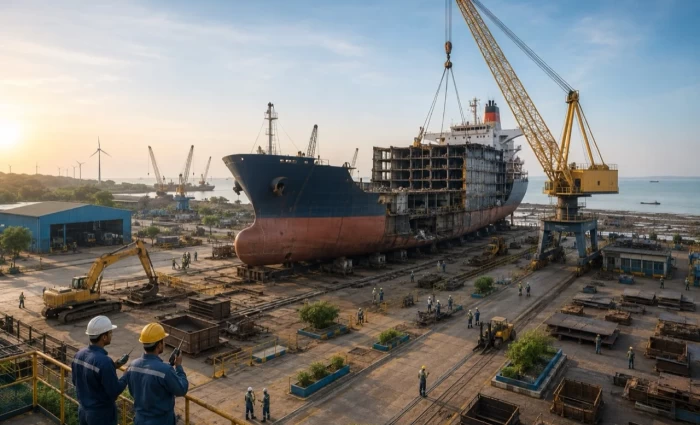 Η Ινδία ανεβάζει ταχύτητα στη διάλυση πλοίων – Στο 35,4% το παγκόσμιο μερίδιό της